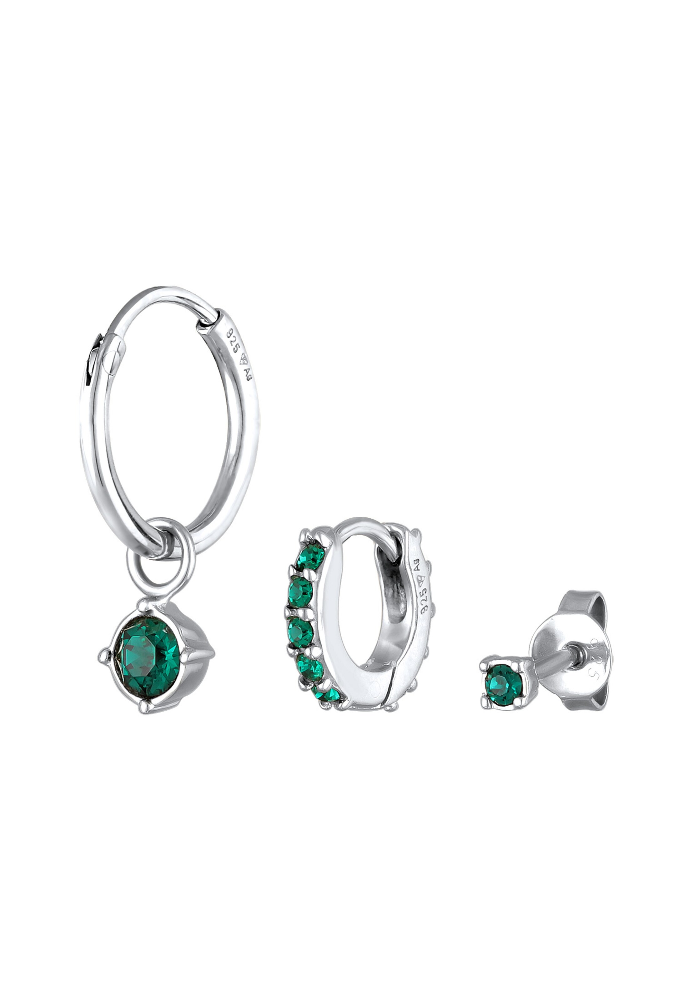 ELLI Oorbellen in Zilver: voorkant