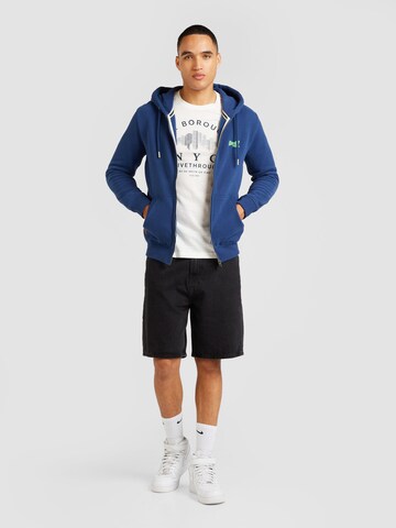 Superdry Sweatjacke 'Essential' in Blau