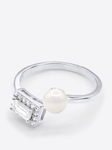 Ateliers Saint Germain - Anillo 'Milano' en plata: frente