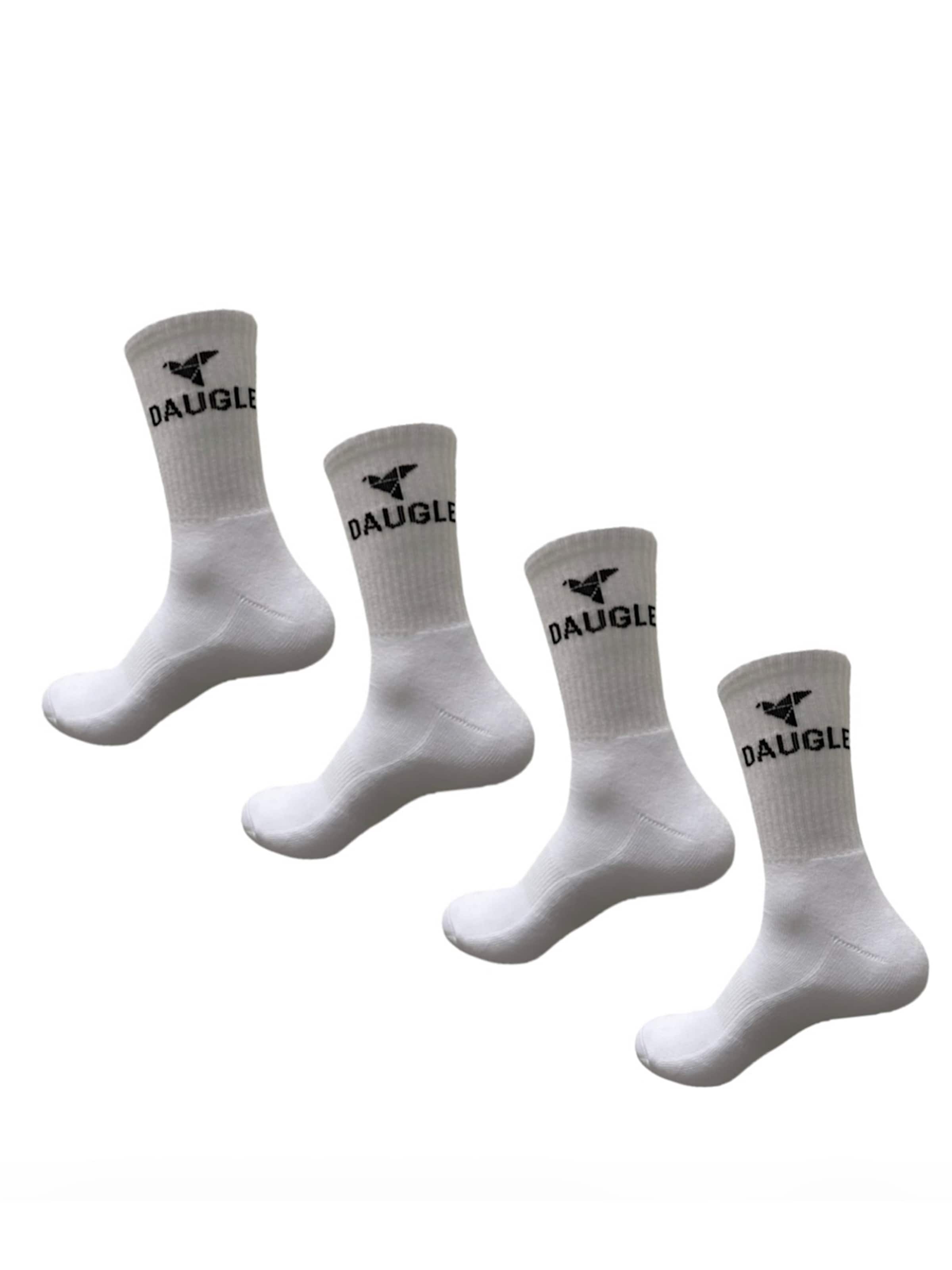 DAUGLE - Calcetines deportivos en blanco: frente
