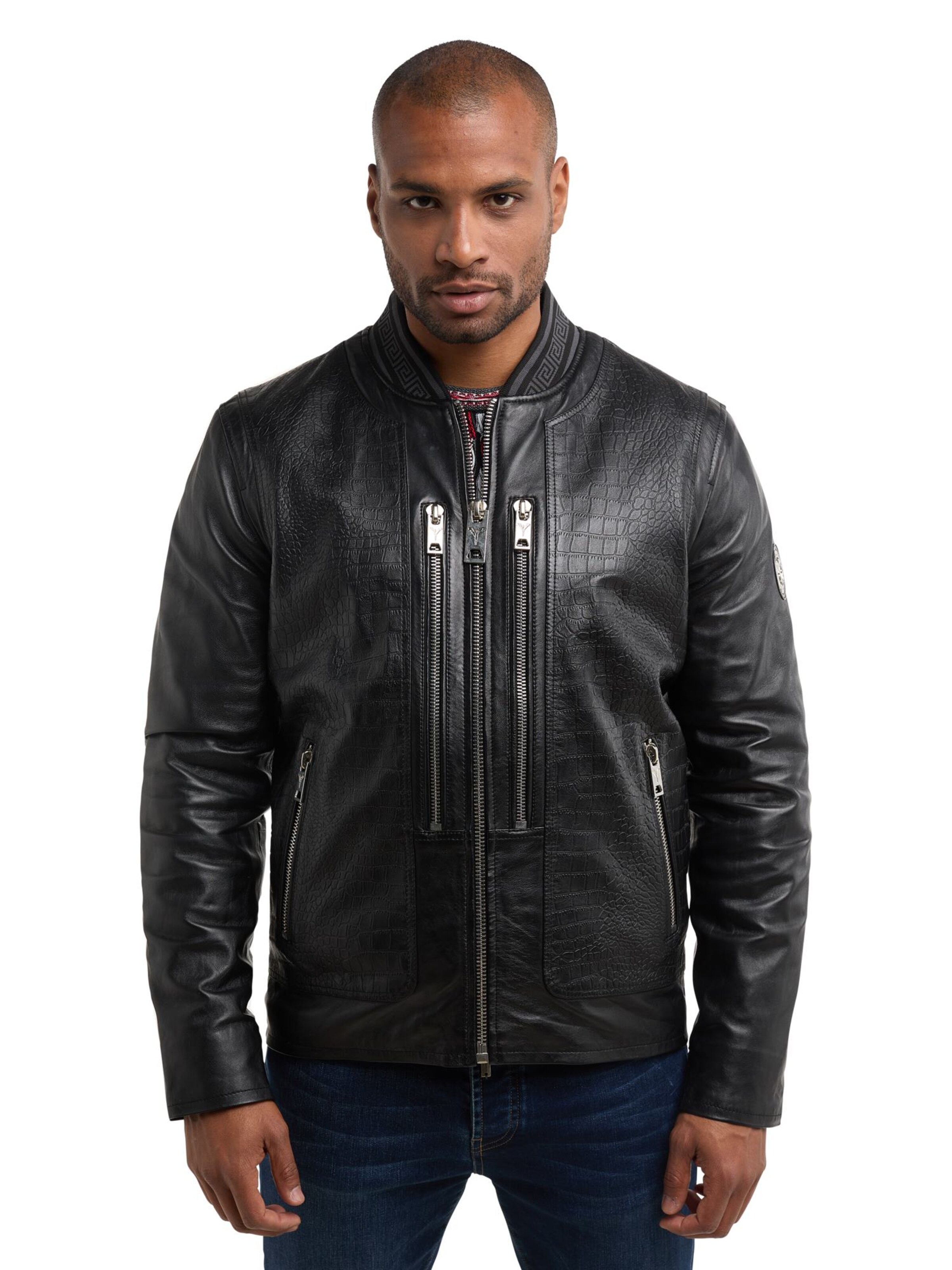 Carlo Colucci Between-season jacket ' Daum ' in Black: front