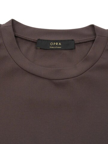 OPRA Shirt 'Opra T-shirt Dir Short Mocca'‌‌‌‌ in Braun