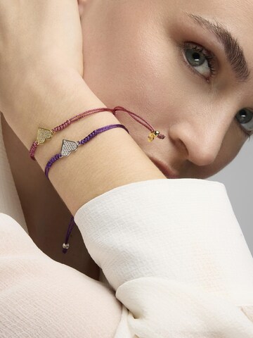 Luxenter Bracelet 'Heart' in Pink