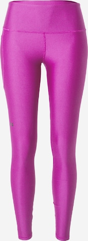 Pantalon de sport UNDER ARMOUR en violet : devant