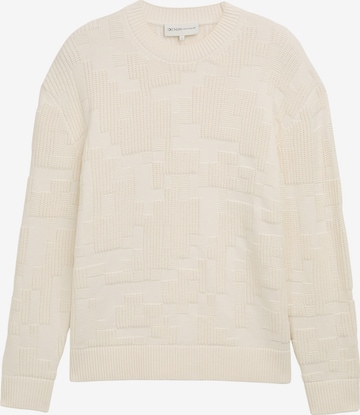 TOM TAILOR DENIMPulover - bijela boja: prednji dio