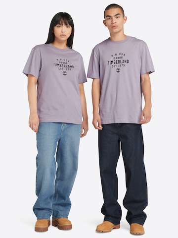 TIMBERLAND T-shirt i lila