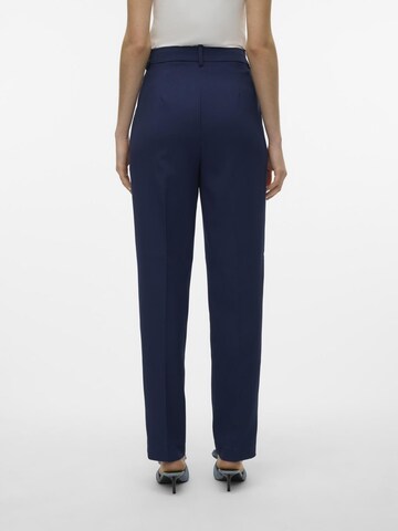 VERO MODA regular Bukser med fals 'KAIA' i blå