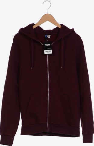 H&M Sweatshirt & Zip-Up Hoodie in M in Red: front