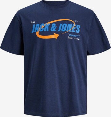 T-Shirt 'BLACK' JACK & JONES en bleu : devant