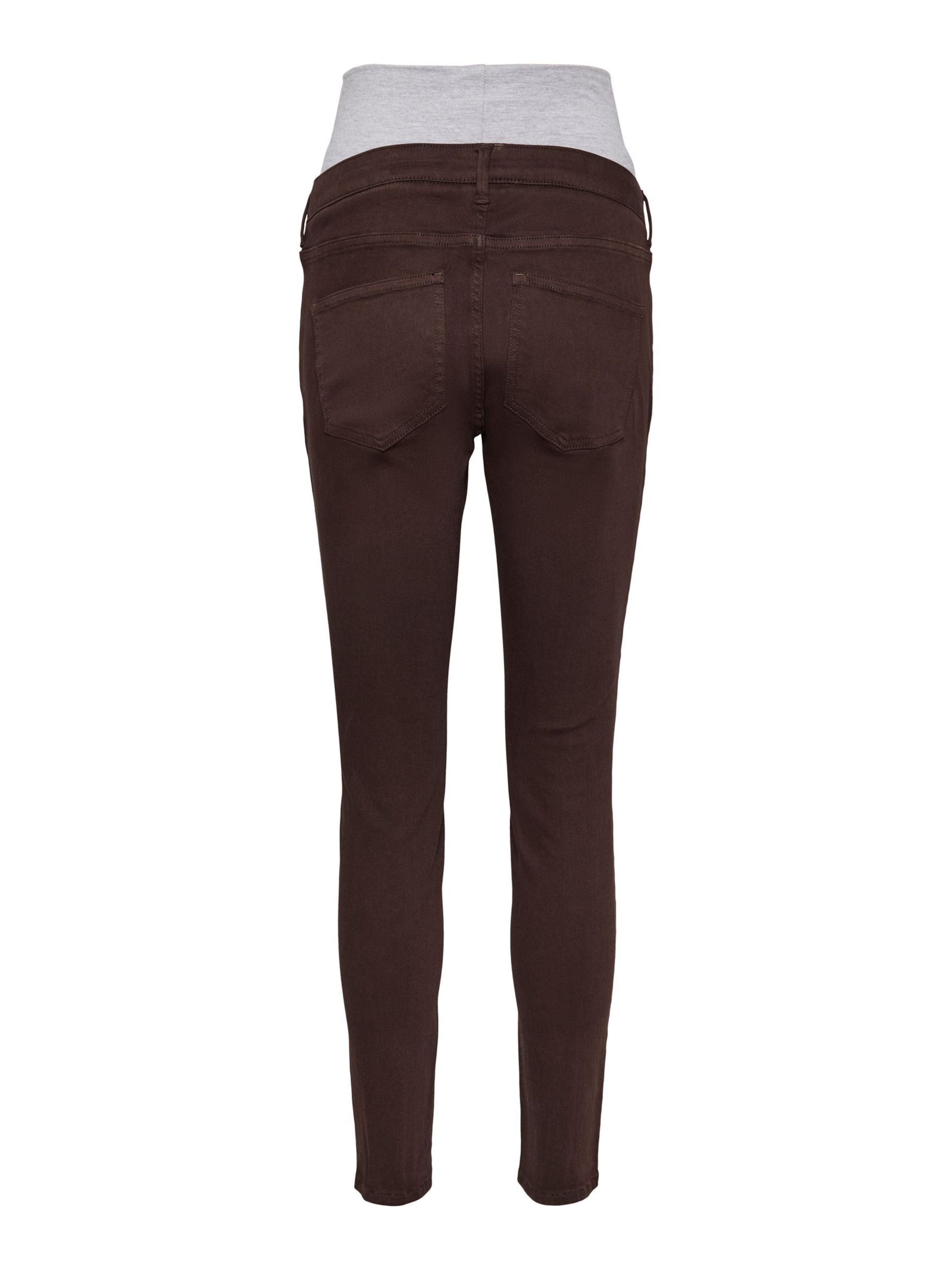 Vero Moda Maternity - Skinny Vaquero 'VMMPolly' en marrón