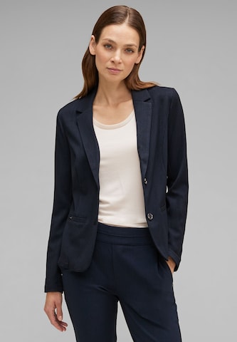 STREET ONE Blazer in Blue: front