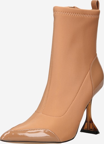 River Island Bootie in Beige: front