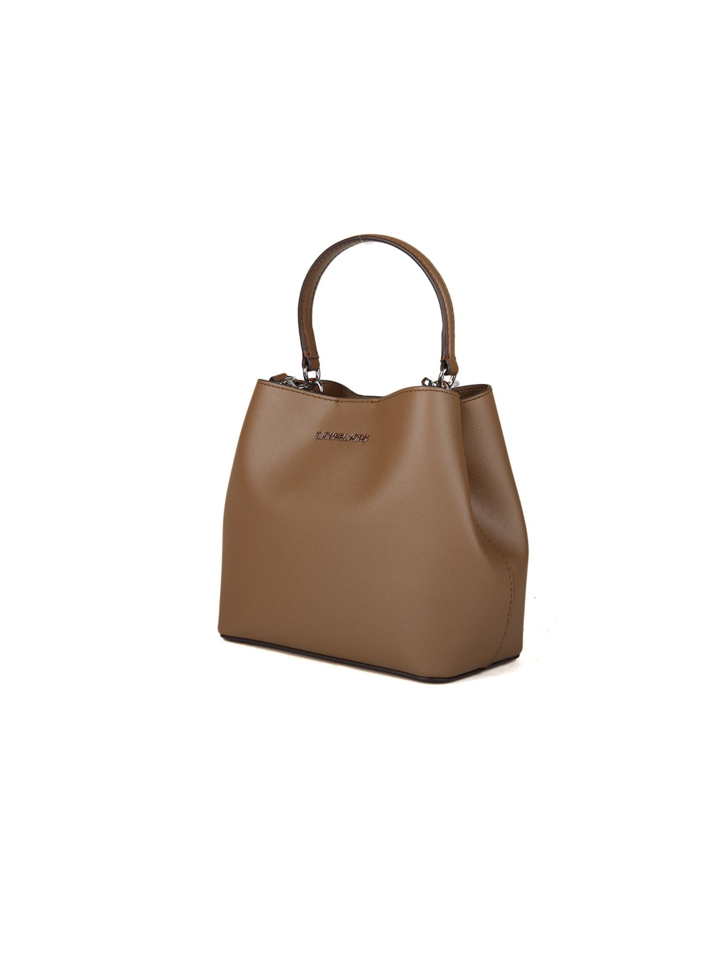 Michael Kors Schoudertas 'Pratt S' in Bruin