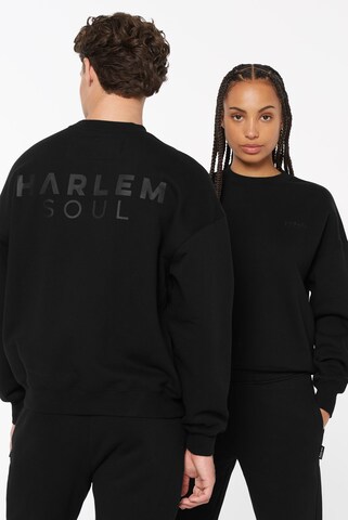 Harlem Soul Sweatshirt 'AD-AM' in Black: front
