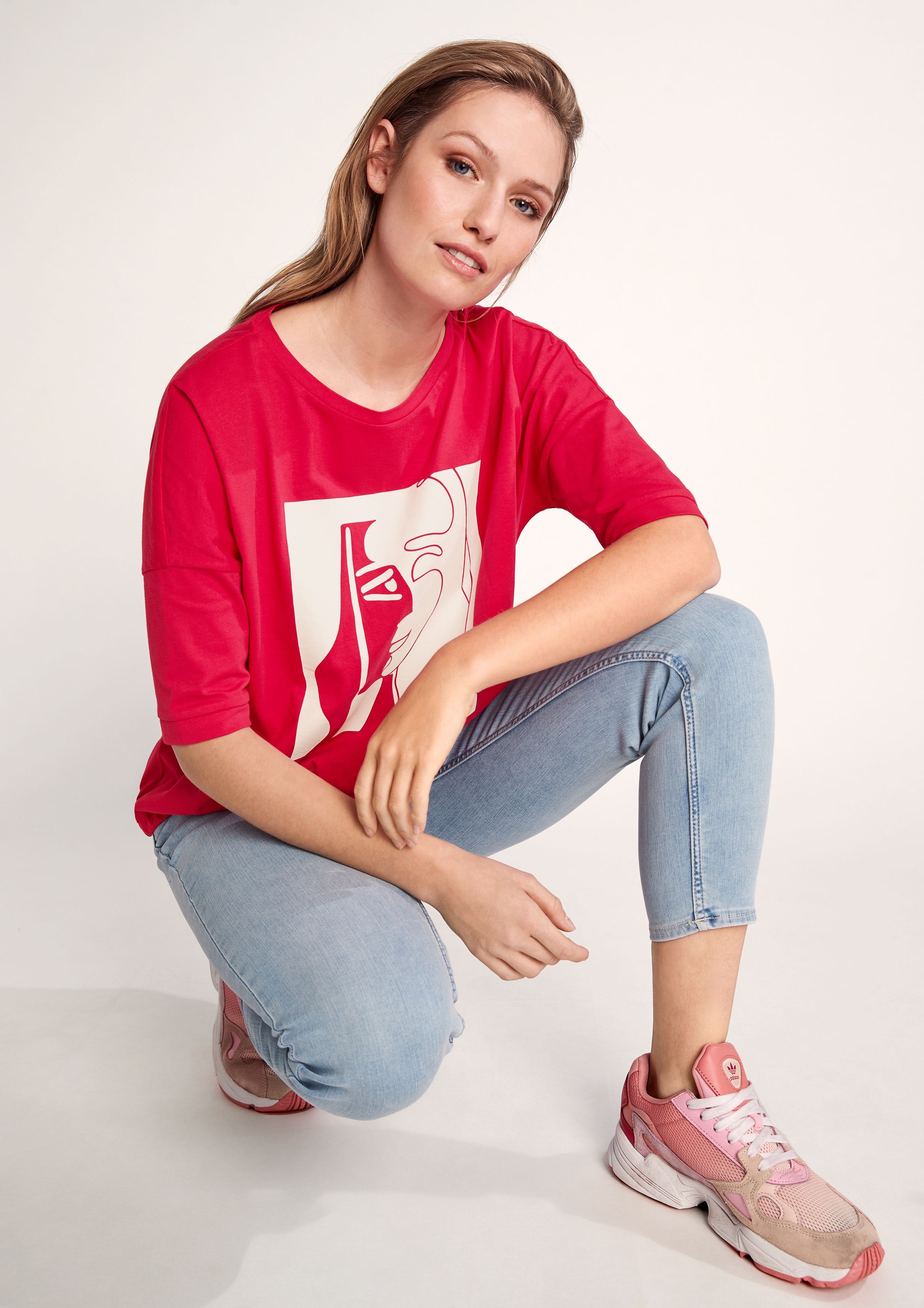 comma casual identity Shirt in Rot 