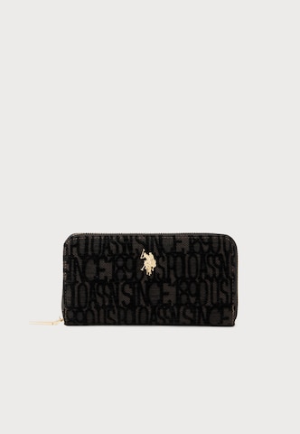 juoda U.S. POLO ASSN. Piniginė: priekis