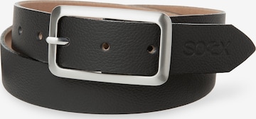 Soccx Belt in Black: front