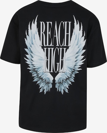 Mister Tee Tričko 'Reach High' – černá: přední strana