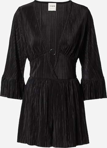 ABOUT YOU x Laura Giurcanu Overal 'Ashley' - Čierna: predná strana