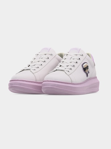 Sneaker low de la Karl Lagerfeld pe alb