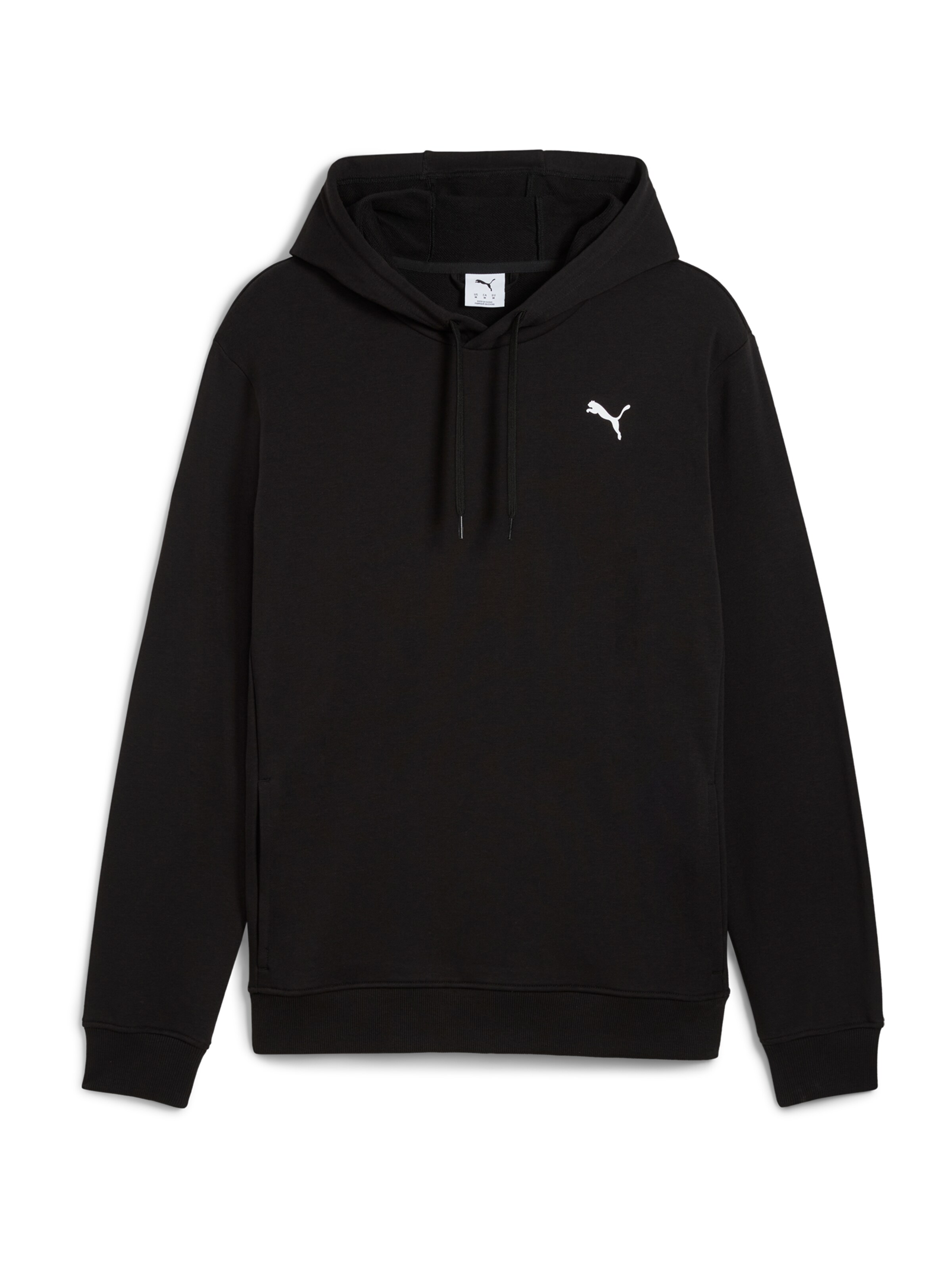 PUMASportska sweater majica 'Tad Essentials' - crna boja: prednji dio