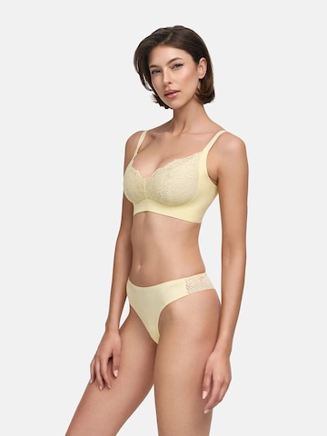 Push-up Soutien-gorge 'Comfort BH mit Lace' cfab en jaune