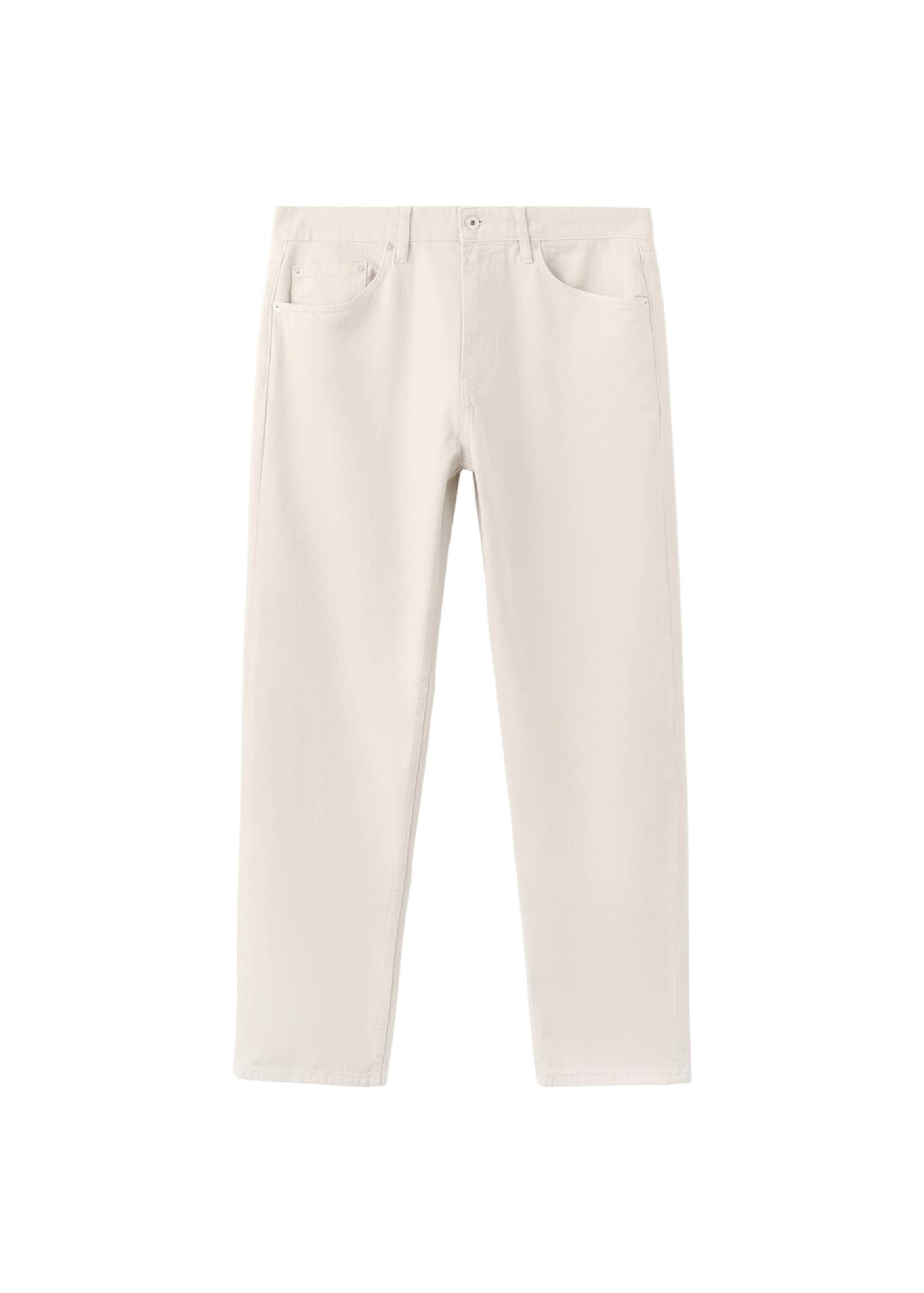 MANGO MAN Regular Farkut 'Moby' värissä beige: etupuoli