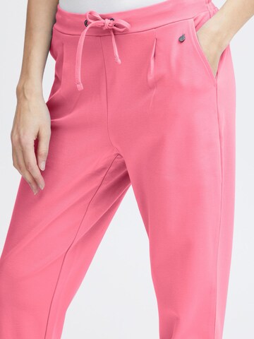 Fransa Tapered Trousers in Pink