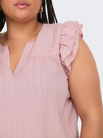 ONLY Carmakoma Blouse 'CARLacia' in Roze