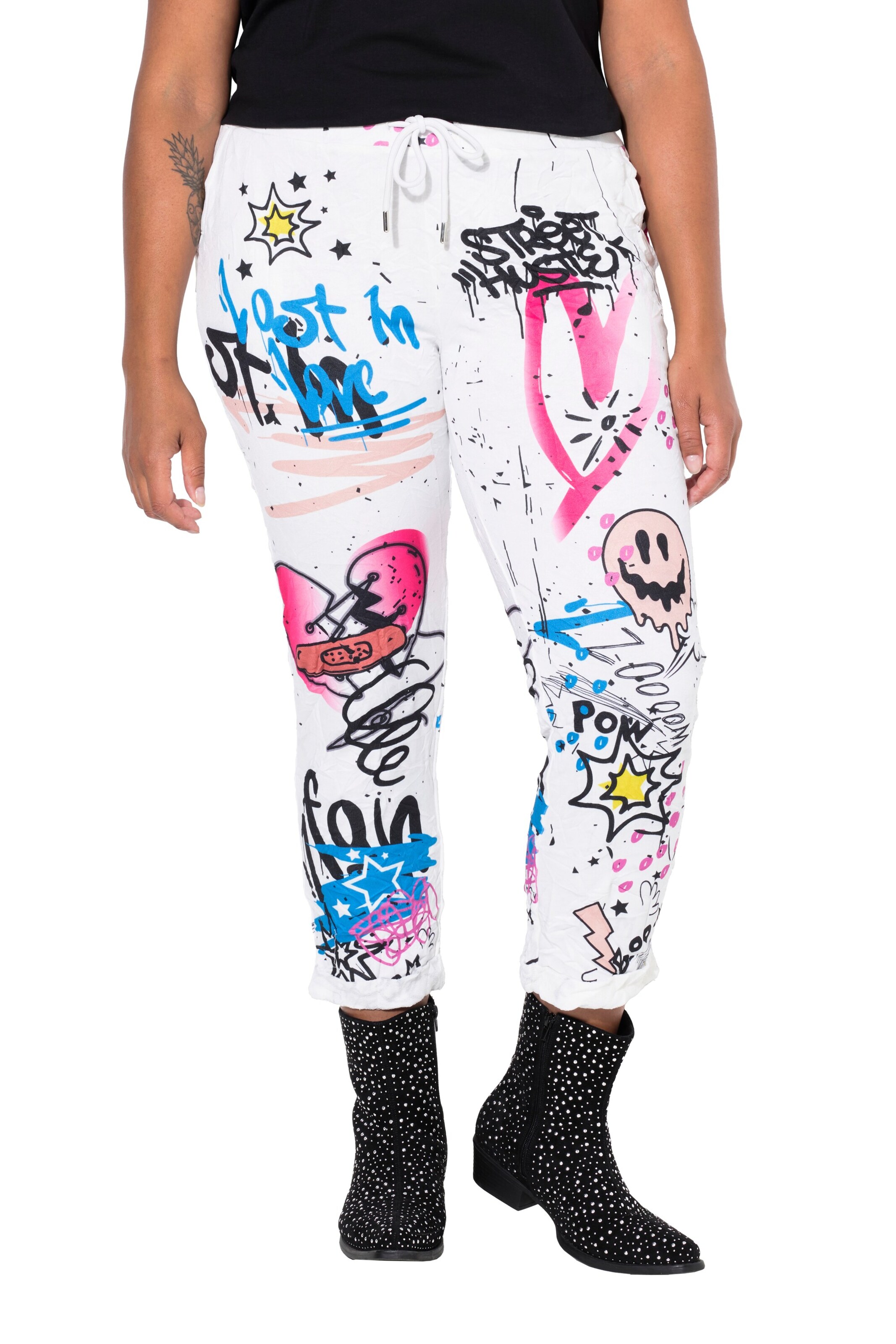 Angel of Style Slimfit Hose in Weiß: Vorderseite