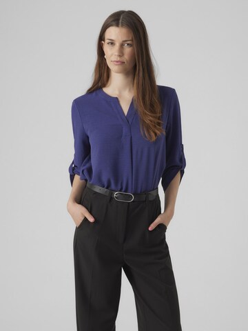 Chemisier 'ELVA' VERO MODA en bleu : devant
