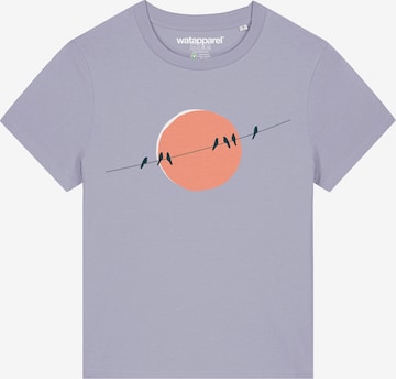 T-shirt 'Countryside 01' Watapparel en violet : devant