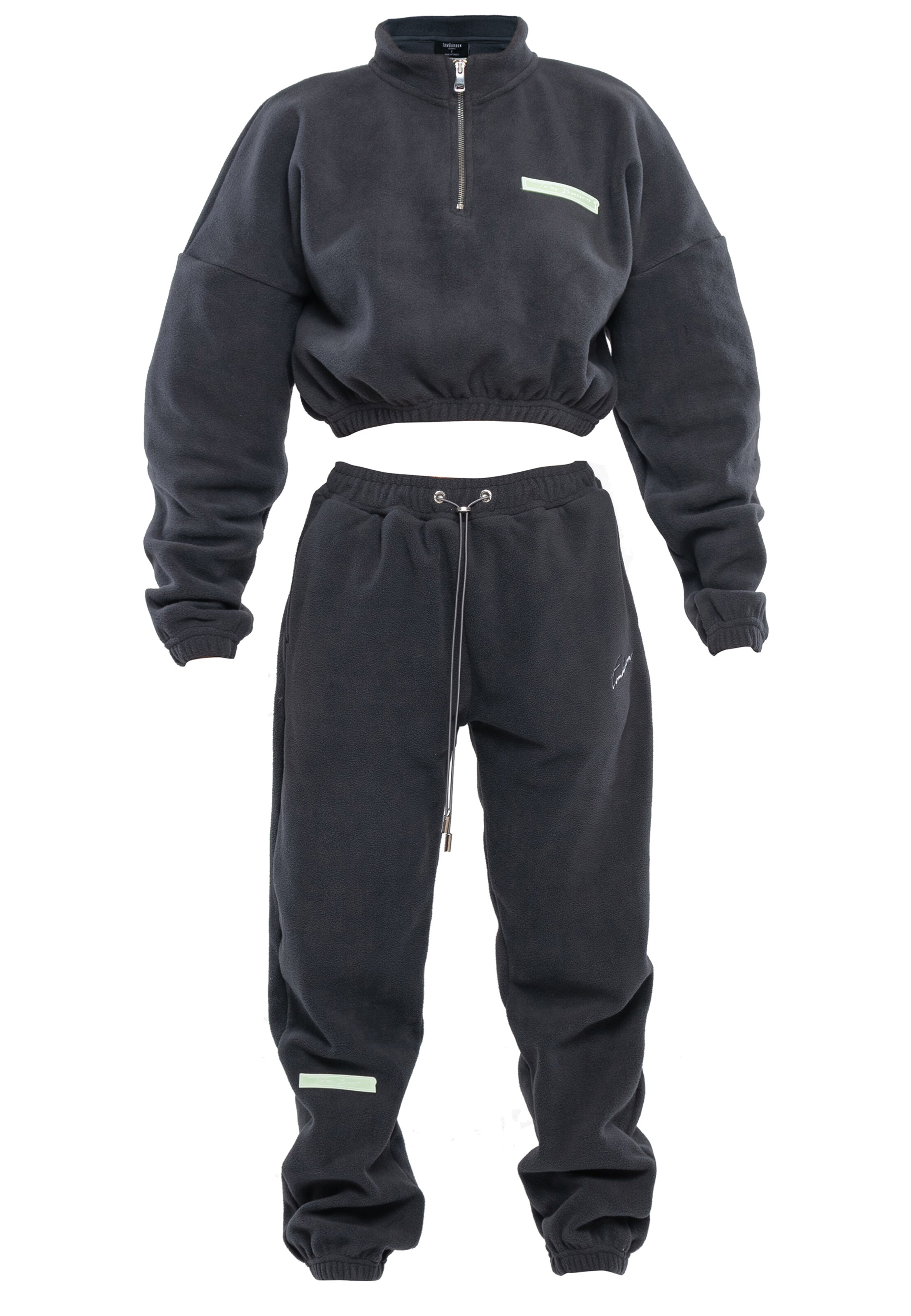 Tom Barron Tracksuit in Grey: front