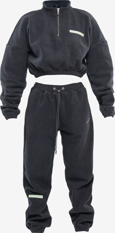 Tom Barron Tracksuit in Grey: front