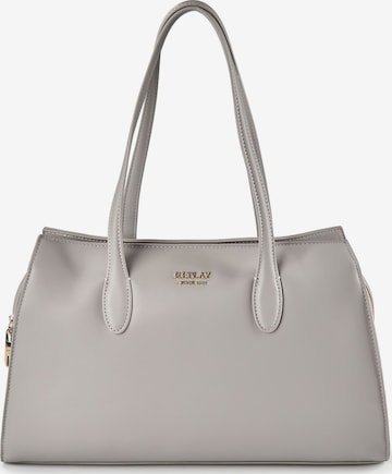 Borsa a mano di REPLAY in grigio: frontale