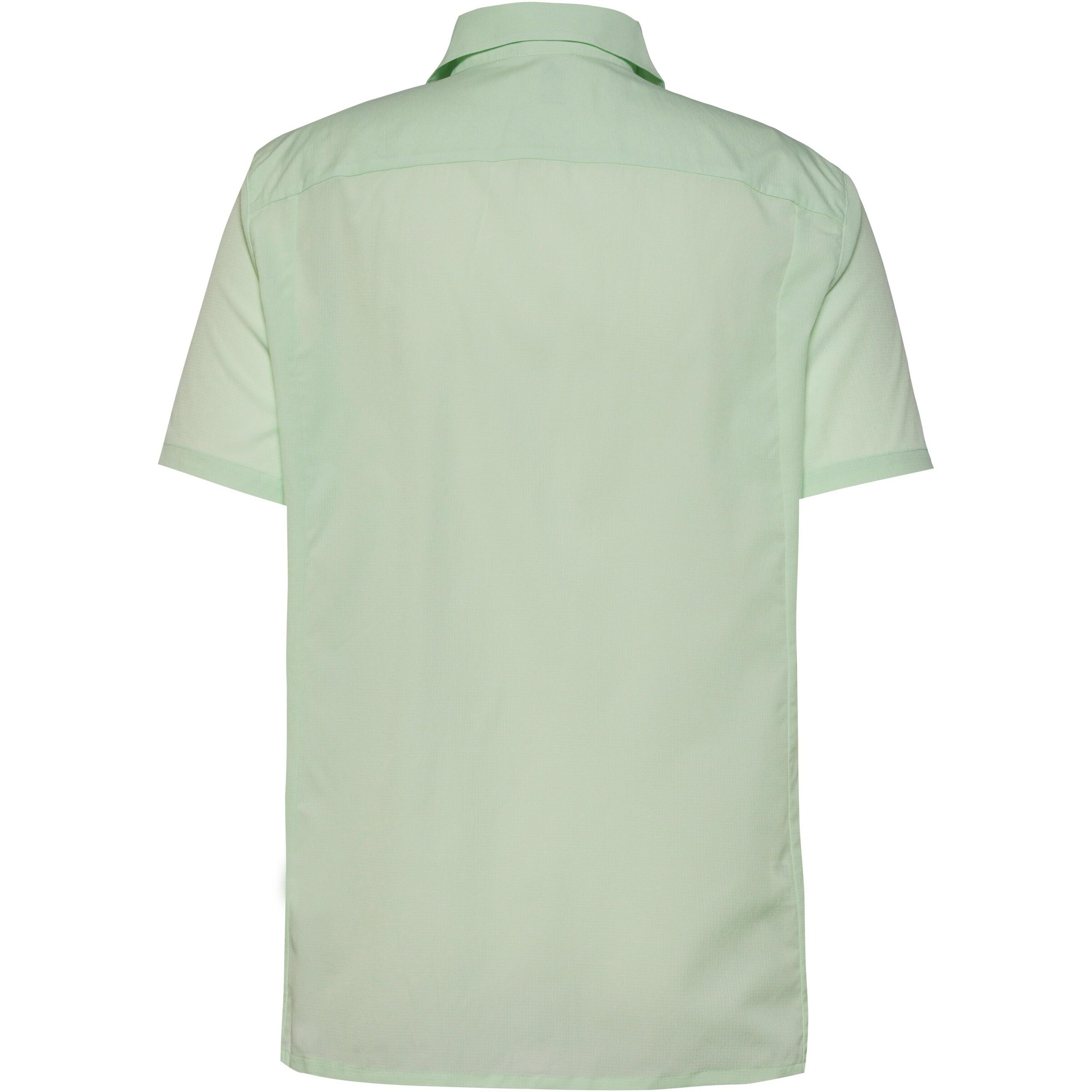 ODLO Regular fit Athletic Button Up Shirt 'ESSENTIAL' in Green
