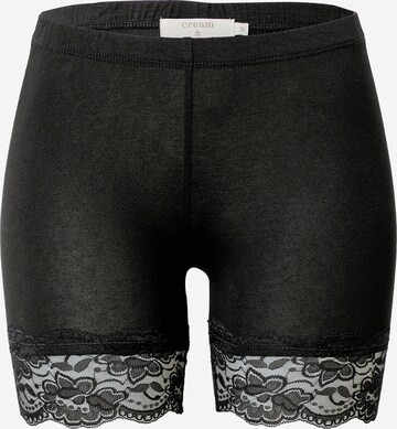 Cream Skinny Shorts 'Matilda' in Schwarz: predná strana