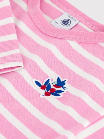 PETIT BATEAU Shirt 'MARINIERE' in Roze