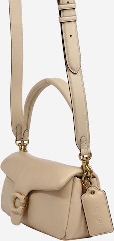 COACH Shoulder Bag 'Pillow Tabby' in Beige: front