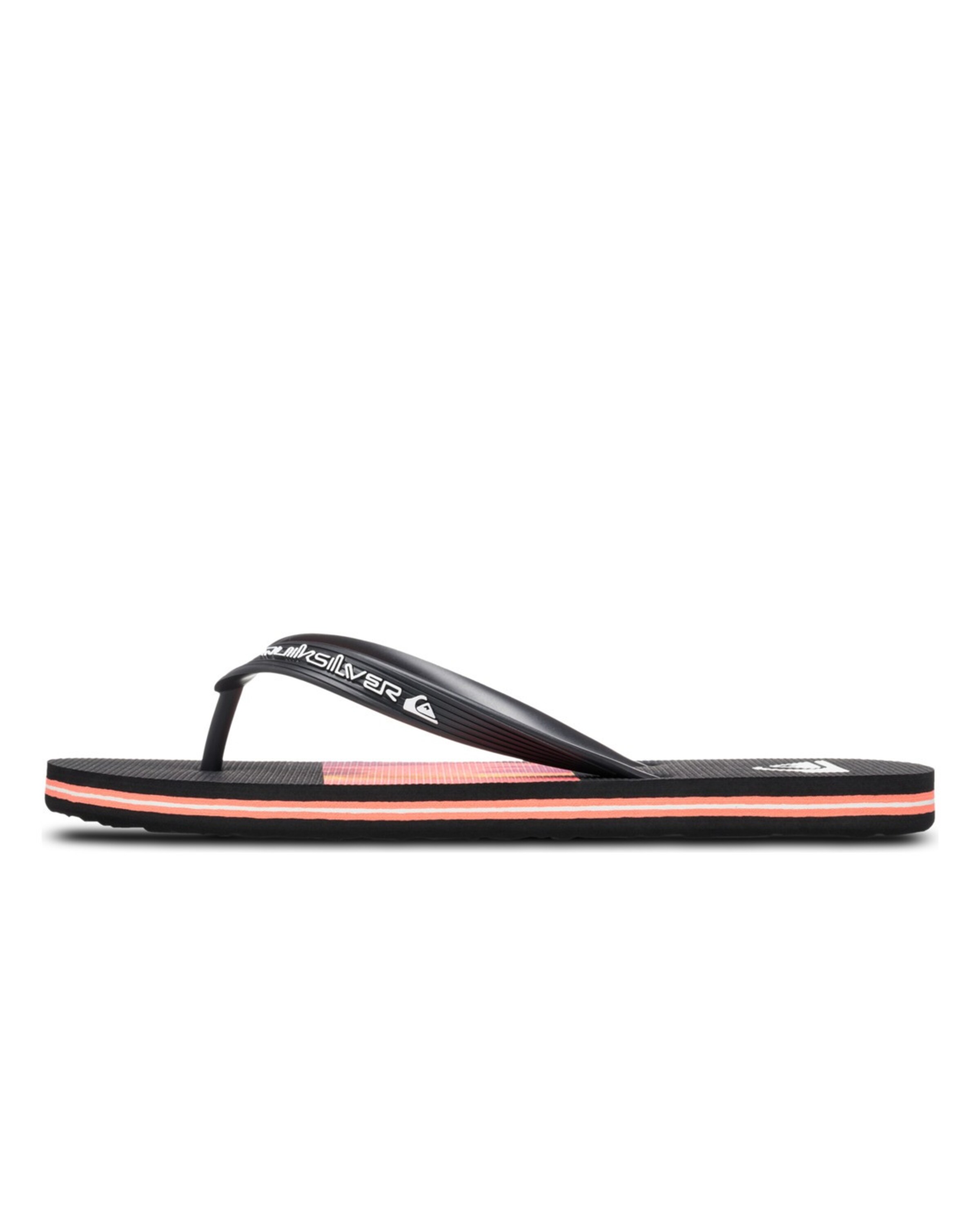 QUIKSILVER Teenslippers 'Molokai Stripe 25' in de kleur Lichtoranje / Magenta / Zwart / Wit, Productweergave
