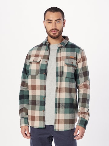 Regular fit Camicia 'Lumber Fella' di Iriedaily in verde: frontale