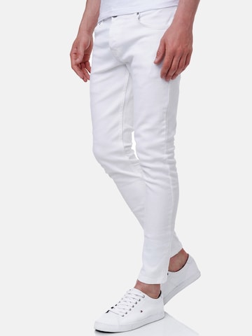 Tazzio - Skinny Vaquero '19534' en blanco