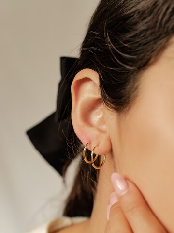 Boucles d'oreilles 'Pure Duo' Hey Happiness en or