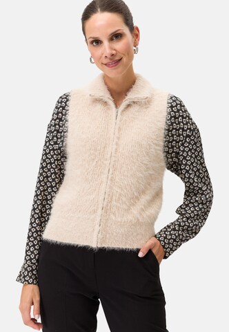 Gilet di zero in beige: frontale