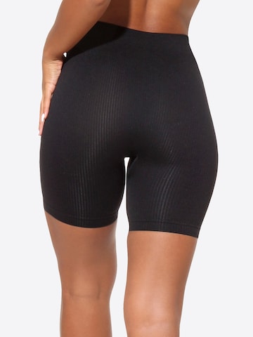 Skinny Leggings 'Ribbed Collection' di Yenita in nero