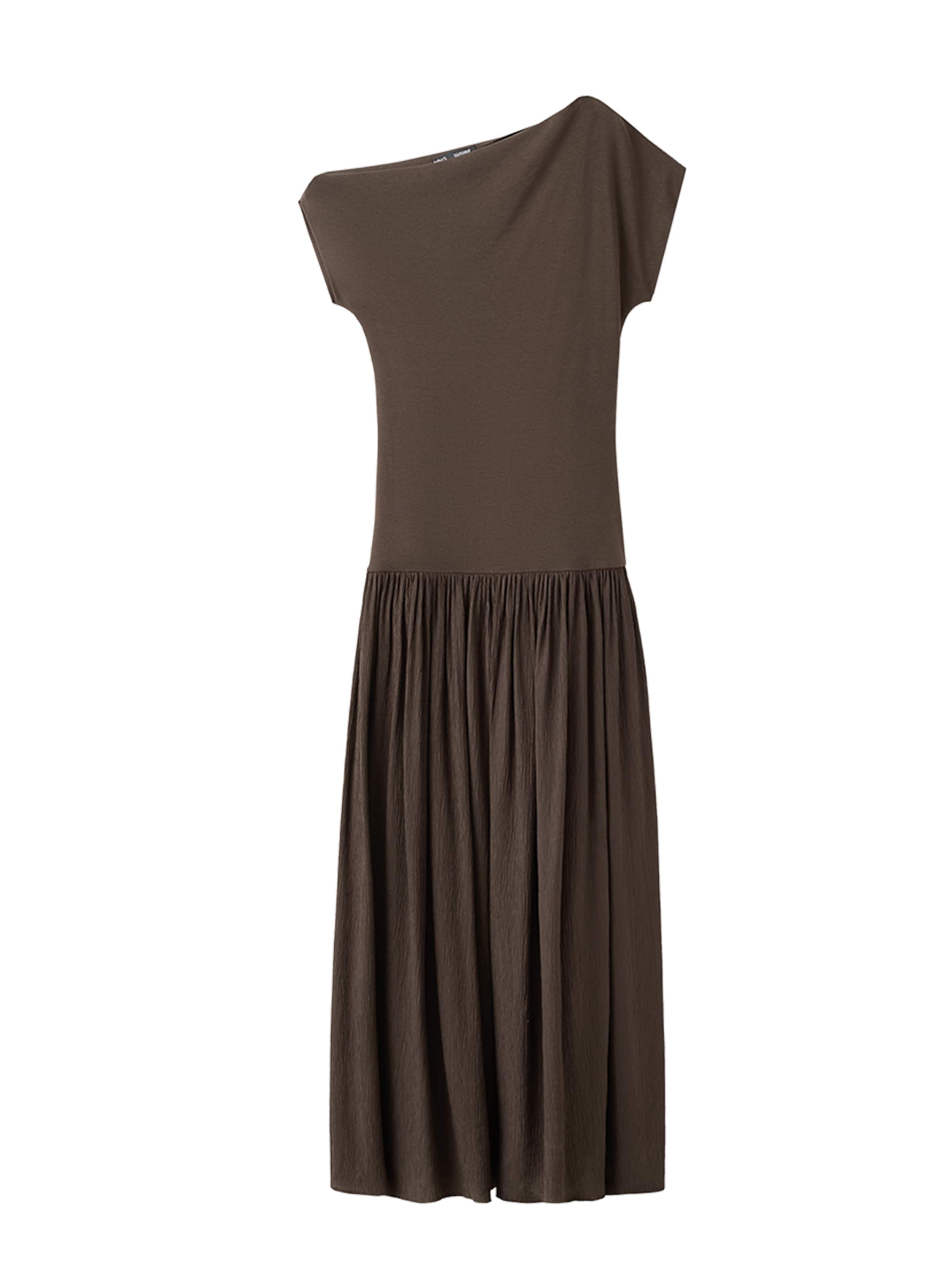 Rochie 'Gelato' de la MANGO pe maro: față