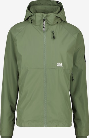 Alife and Kickin Between-Season Jacket 'ArnoAK' in Green: front