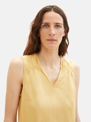 TOM TAILOR Summer dress in Yellow