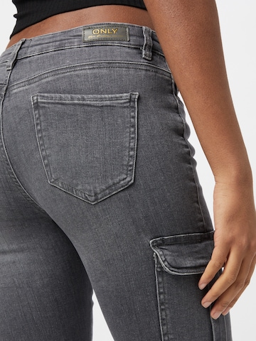 ONLY Slimfit Jeans 'Missouri' in Grau