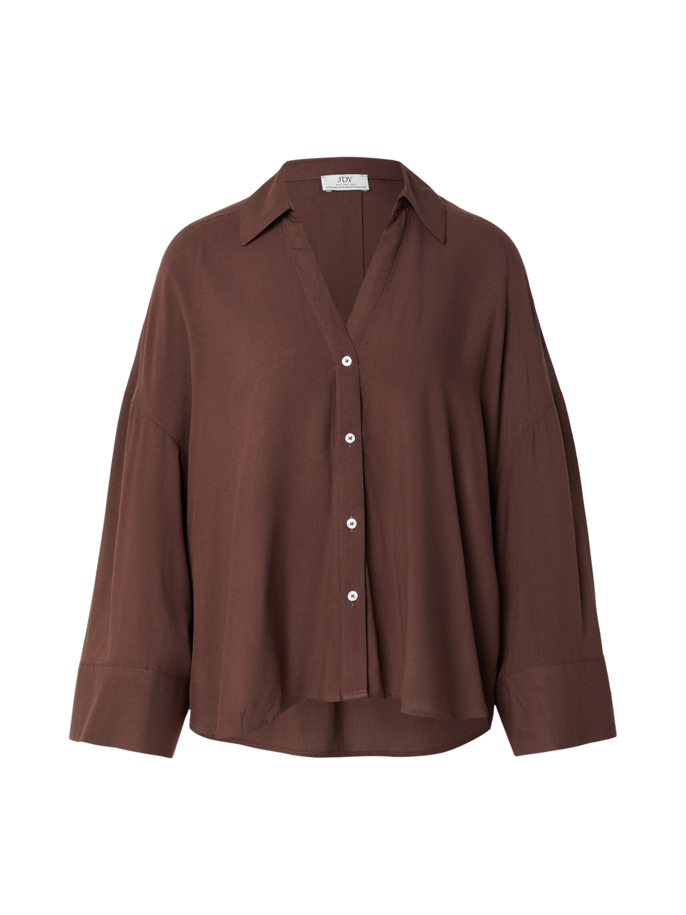 JDY Bluse 'JDYLAUREL' in Braun: Vorderseite